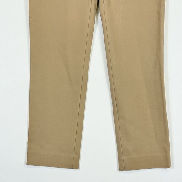 Club Monaco Beige Rayon Cotton Straight Leg Career Trousers Pants Women's 00‎ - Picture 3 of 8